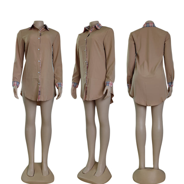 Women's Berry Bur Shirt Dress