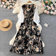 Women's High Fashion Ripple Blend Dress