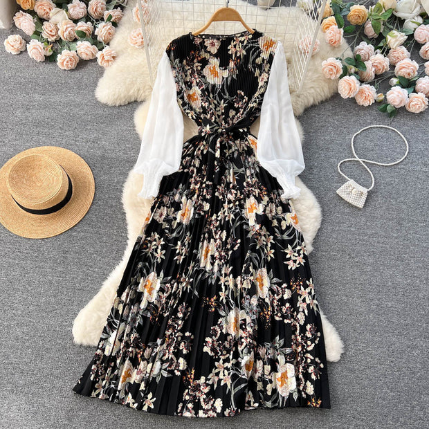 Women's High Fashion Ripple Blend Dress