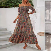 The Paisley Princess Sleeves Dress