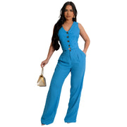 Women's Fashionable Back to the Office 2-Piece Set