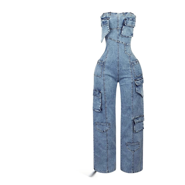 Women's Danty Denim Jumpsuit