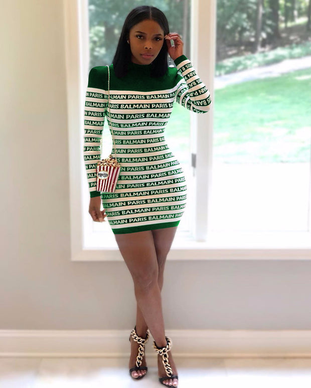Where Fashion Meets Beauty Designer Letter Dress