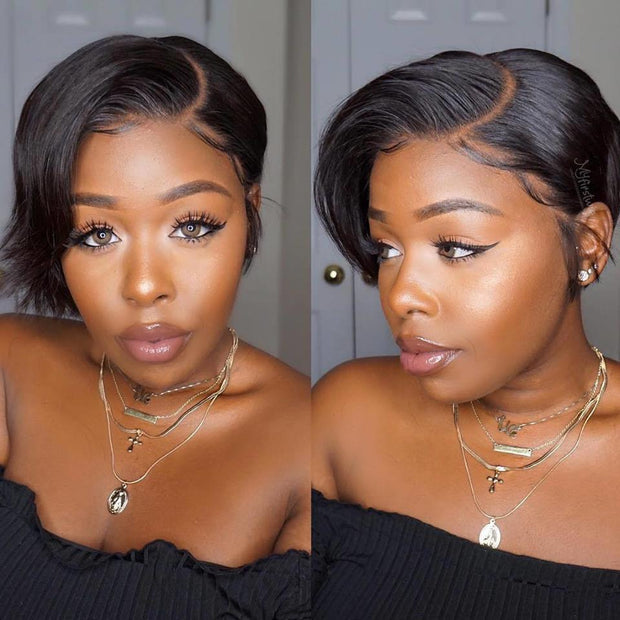 Half Bob Style Short Wig