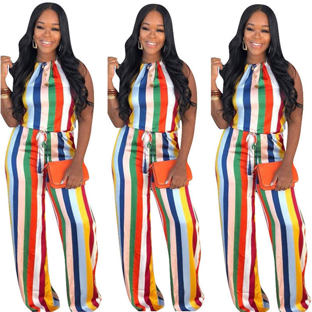 Women's Somewhere Over The Rainbow Casual Jumpsuit