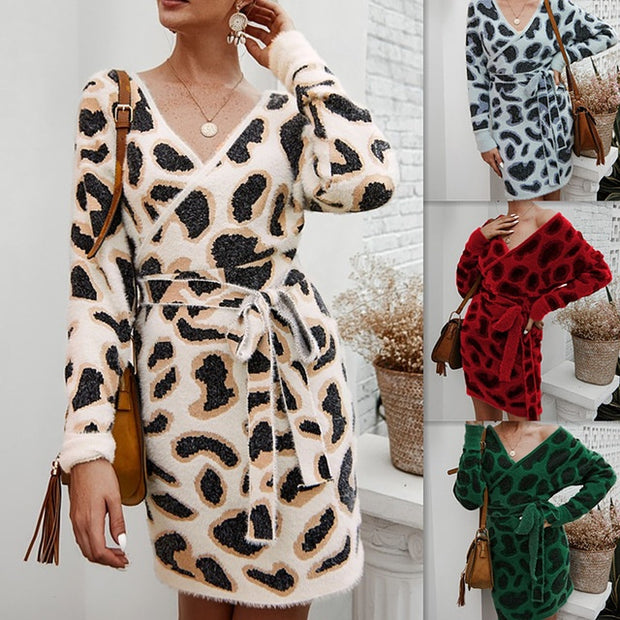 Come Hear Me Roar Leopard Print Dresses