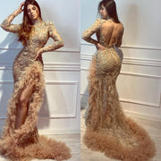 Long Fish Tail Banquet Evening Dress