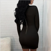 Women's Long Sleeve Sexy Dress