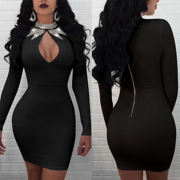 Women's Long Sleeve Sexy Dress