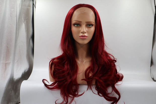 Burgundy Front Lace Wig