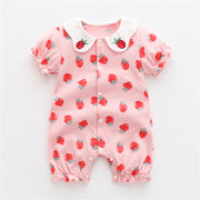 Baby One-piece Clothes Summer Thin Boy Baby Romper Pure Cotton