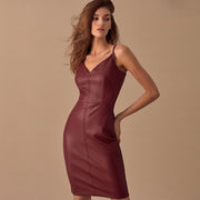 Women's Date Night Leather Dress
