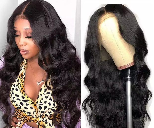 Black Wavy Long Curly Hair