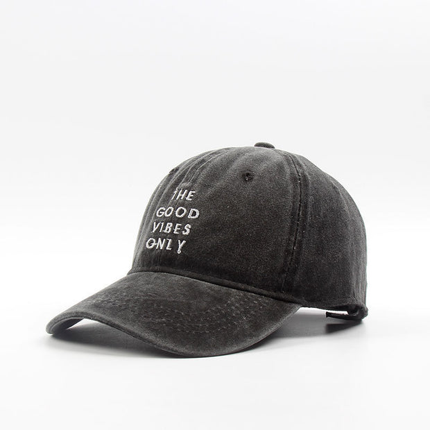 New THE GOOD VIBES ONLY Dad Hat UniSex Cotton Baseball Cap