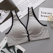 Nursing Bra, Vest-Style, Gather-Up Anti-Sagging, Breastfeeding Pregnant Women Underwear, Women's Pregnancy Cotton Summer Thin Bra