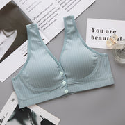 Nursing Bra, Vest-Style, Gather-Up Anti-Sagging, Breastfeeding Pregnant Women Underwear, Women's Pregnancy Cotton Summer Thin Bra