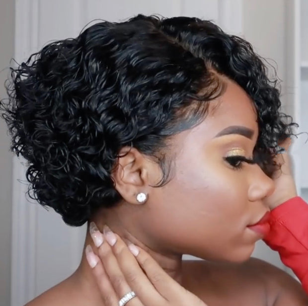 Women's Short Curly Hair Wigs