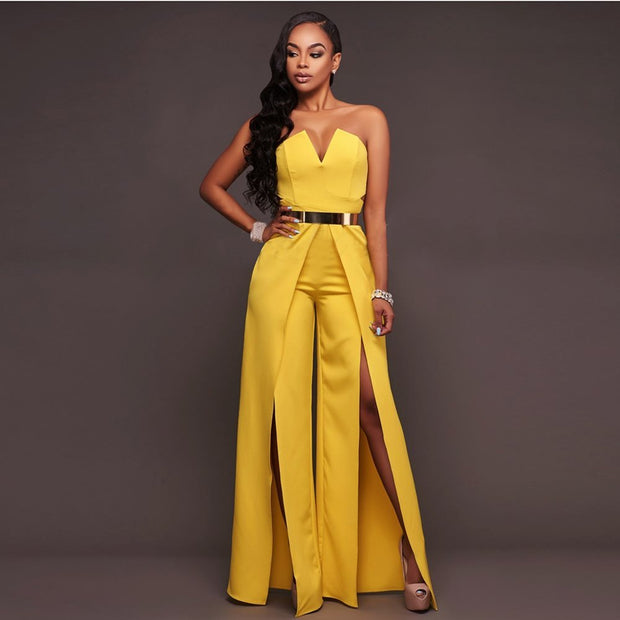 Women's Fashiona Elegant Wide Leg Jumpsuit