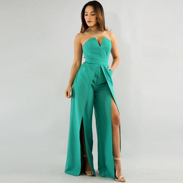 Women's Fashiona Elegant Wide Leg Jumpsuit