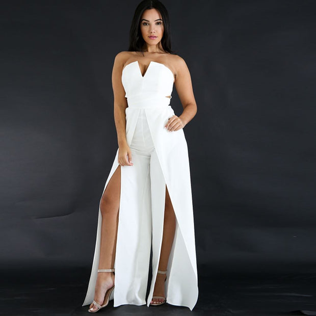 Women's Fashiona Elegant Wide Leg Jumpsuit