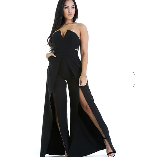 Women's Fashiona Elegant Wide Leg Jumpsuit
