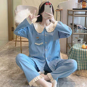 Confinement Clothing Pregnant Women Pajamas, Breastfeeding Mothers Thin Section Nursing Home