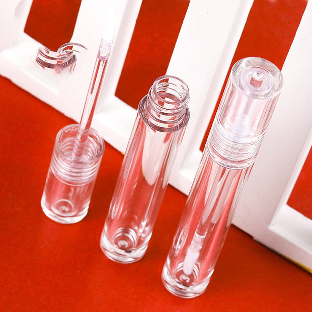 Transparent Round Lip Gloss Tube Lip Gloss Tube