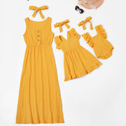 Mother Daughter Matching Dresses Mom, Toddler and Infant