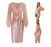 Sheath Fishtail Off-the-Shoulder Evening Dress
