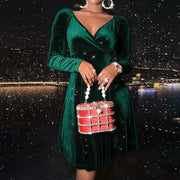 Women's Come Kiss Me Under The Mistletoe Christmas Dress