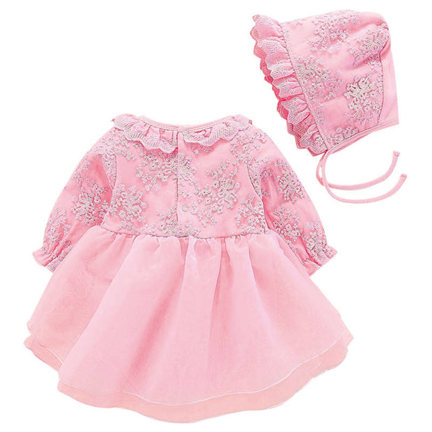 Spring and autumn clothes baby dress