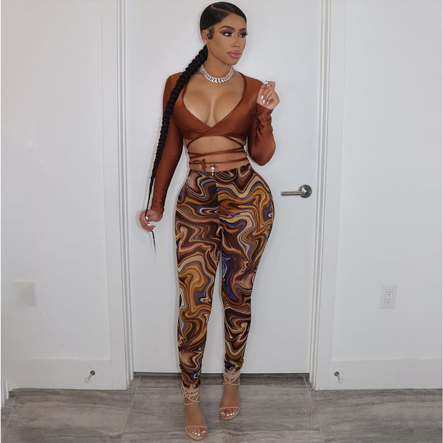 It's Like a Heat Wave Two-Piece Set