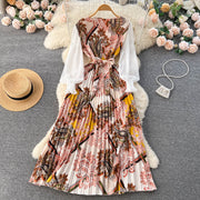 Women's High Fashion Ripple Blend Dress