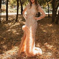 Long Fish Tail Banquet Evening Dress