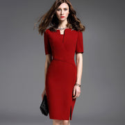 Formal Elegant Mid-Sleeve Dress Women