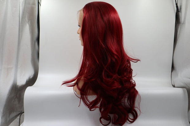 Burgundy Front Lace Wig