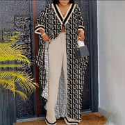 Comfortable, Elegant Long Sleeved Top and Bottom Suit