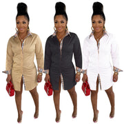 Women's Berry Bur Shirt Dress