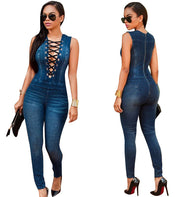 Blue Denim Elan Jumpsuit
