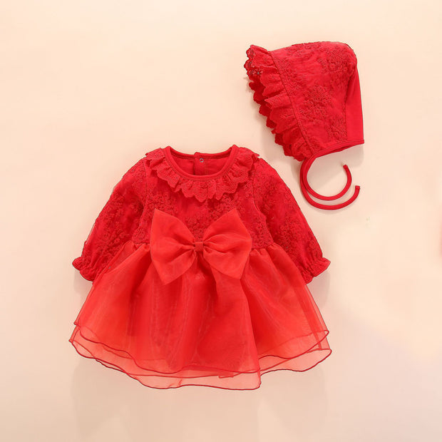 Spring and autumn clothes baby dress