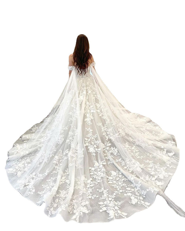 Light Wedding French Trailing Dress