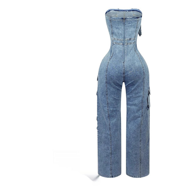Women's Danty Denim Jumpsuit