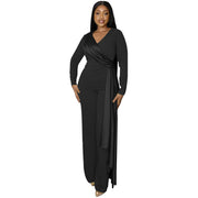 Spring And Autumn Slim Fit Women's Straight Jumpsuit