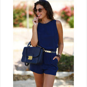 Power Play Belted Jumpsuit