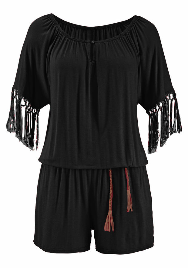 Women's Sexy Tassels Jumpsuit