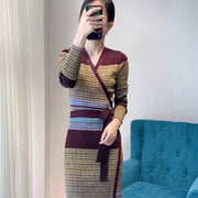 Fashion Slim Knit Dress Women