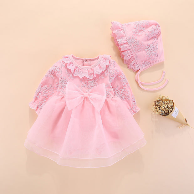 Spring and autumn clothes baby dress