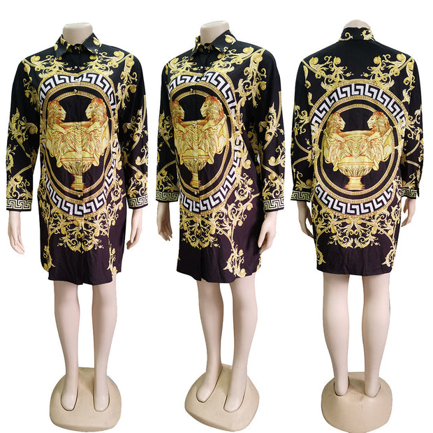 Women's Fashionista Shirt Dress