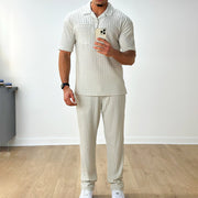 Polo Short Sleeve 2-Piece Men's Suit