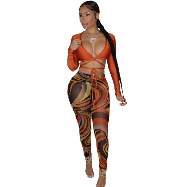 It's Like a Heat Wave Two-Piece Set